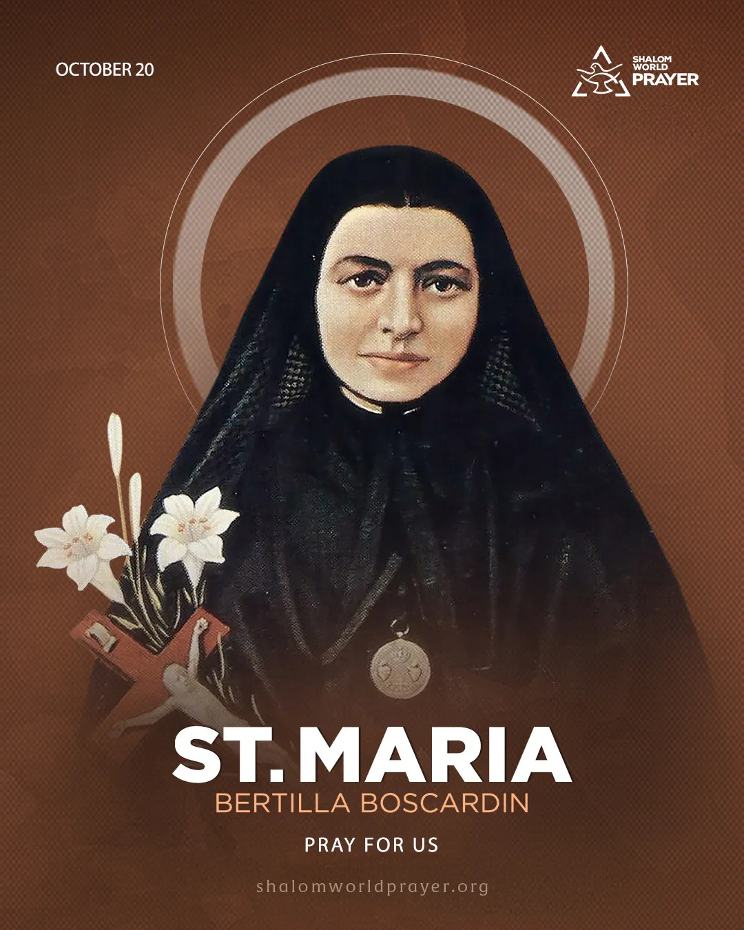 St. Maria Bertilla Boscardin Poster