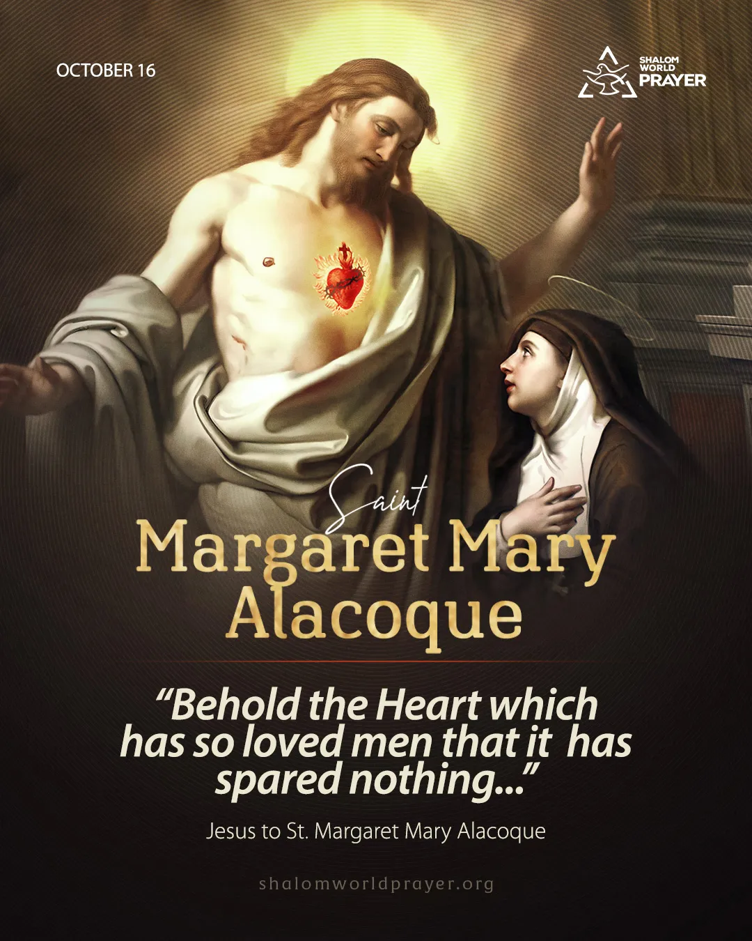 St. Margaret Mary Alacoque Poster