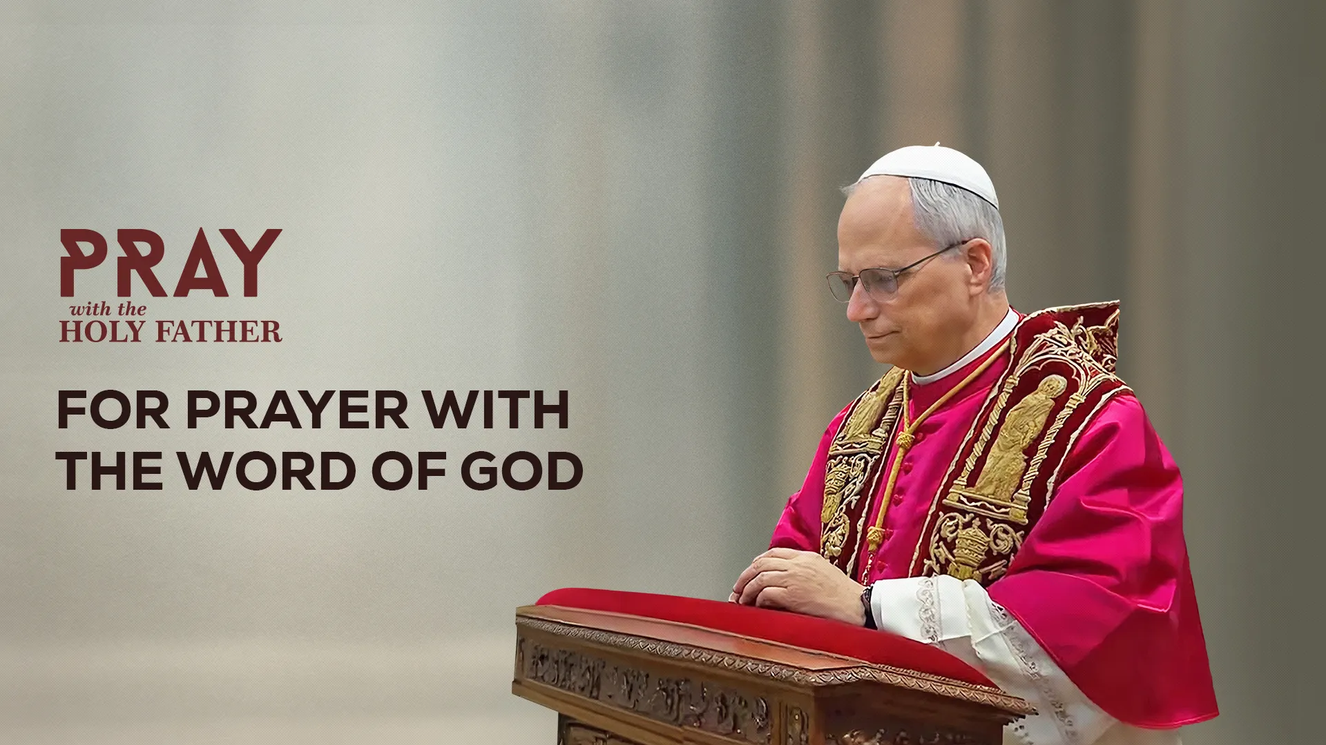 Pope's monthly intention for January 2026