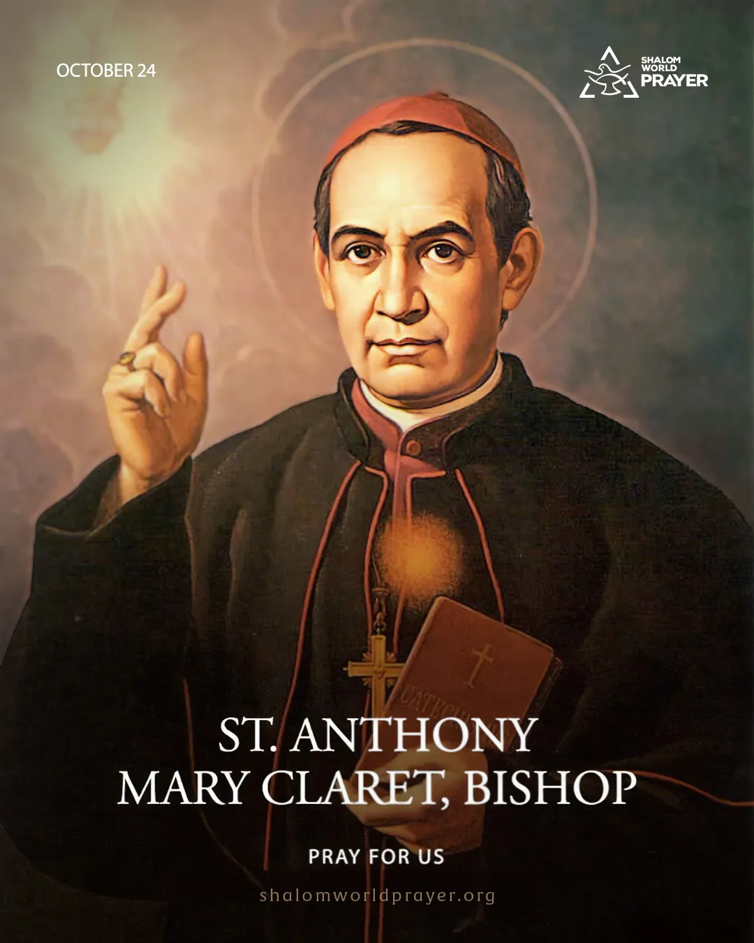 St. Anthony Mary Claret, Bishop Poster