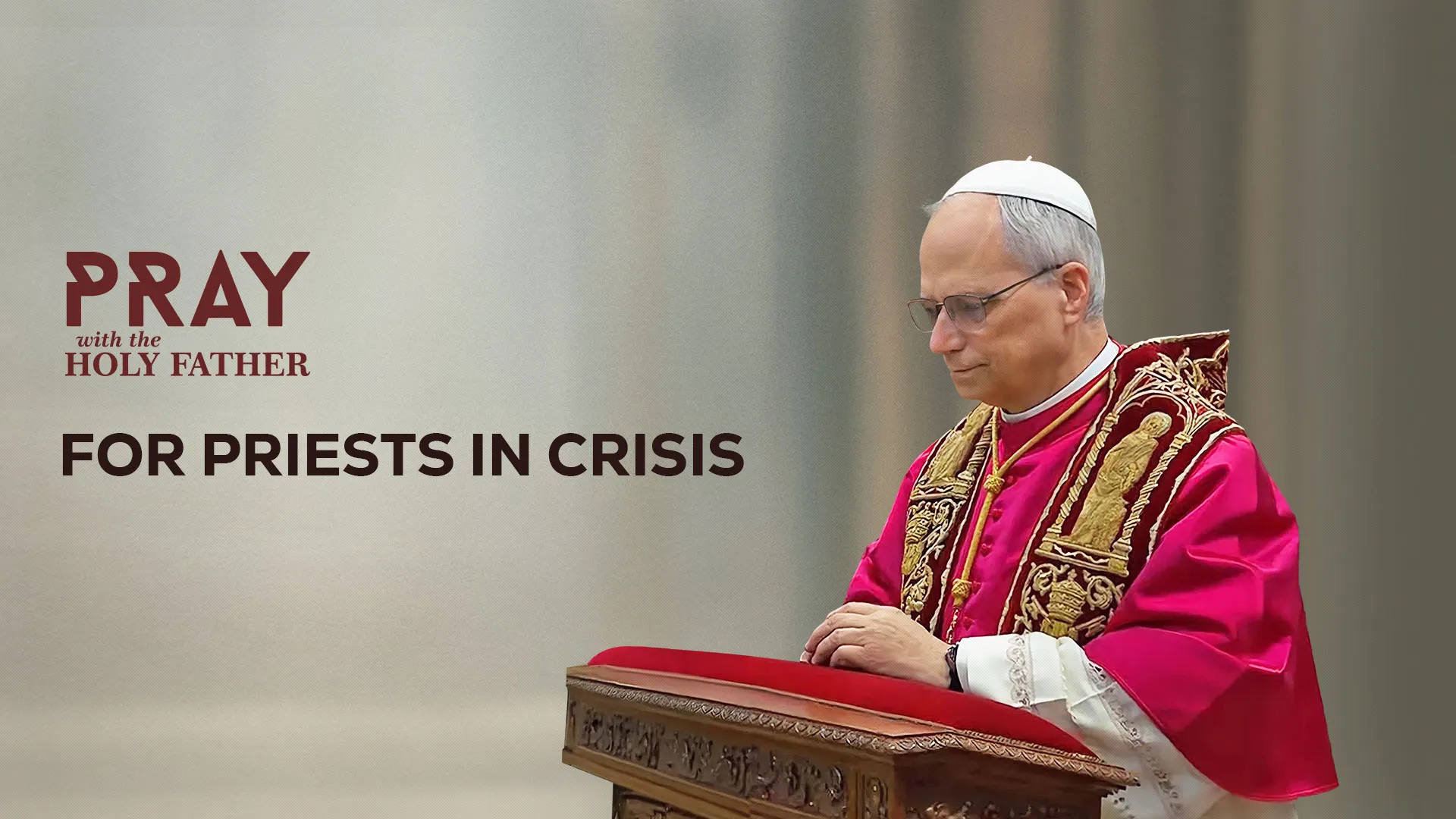 Pope's monthly intention for April 2026